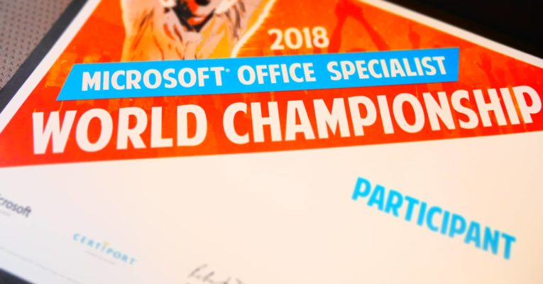 10η θέση Παγκοσμίως και 4η θέση στην Ευρώπη στον Παγκόσμιο Τελικό του Πρωταθλήματος Microsoft Office Specialist!