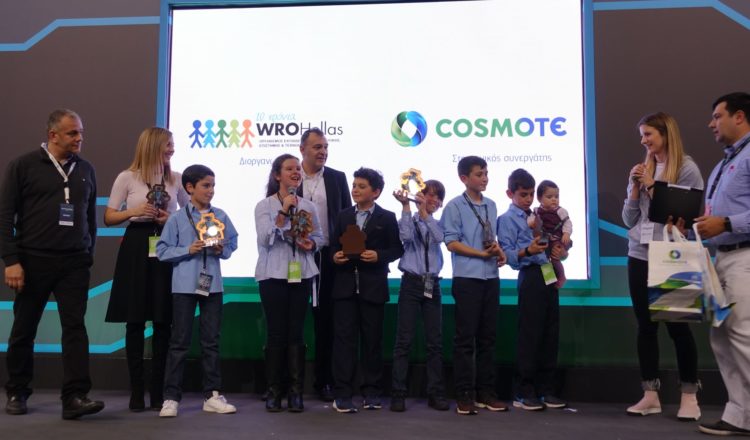 3η θέση και Έπαινος Καλύτερης Μακέτας στον Πανελλήνιο Διαγωνισμό Εκπαιδευτικής Ρομποτικής Δημοτικού 2019