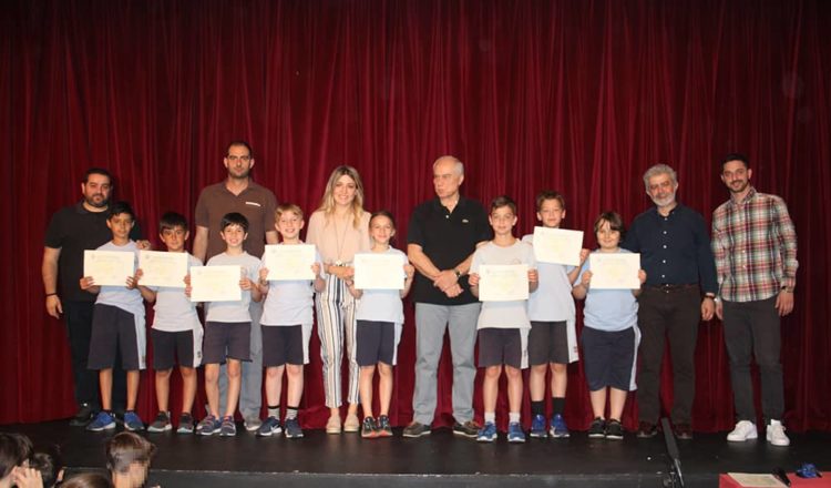 Απονομή Βραβείων από την Ελληνική Μαθηματική Εταιρεία σε μαθητές Δημοτικού και Γυμνασίου του Σχολείου μας