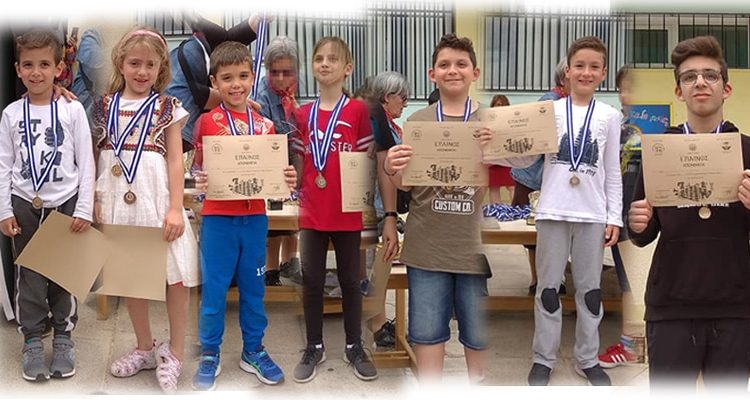 Χρυσό Κύπελλο, 3 Χρυσά, 4 Αργυρά, 2 Χάλκινα Μετάλλια στο 5ο Σχολικό Κύπελλο Σκάκι Δήμου Ωρωπού