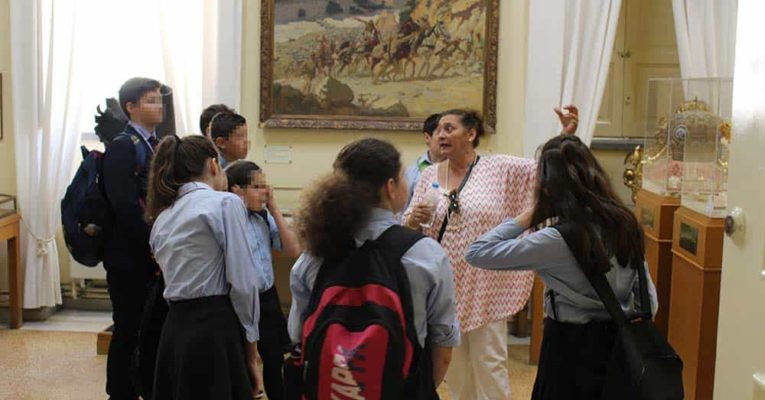 Οι μαθητές της ΣΤ΄ Δημοτικού στο Εθνικό Ιστορικό Μουσείο