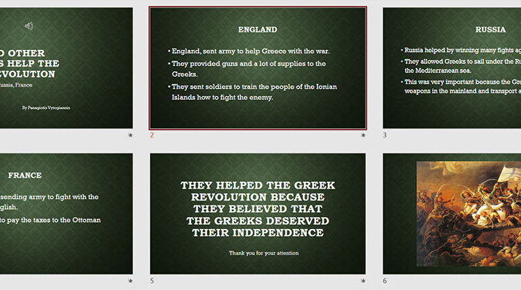 Μελετώντας την Ελληνική Επανάσταση στο μάθημα των Αγγλικών