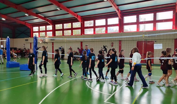 Με επιτυχία η συμμετοχή της Μαθητικής Ομάδας Volley Κοριτσιών Δημοτικού στην 1η Αγωνιστική Mini Volley