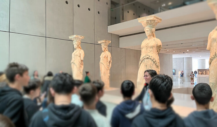 Οι μαθητές της α΄ Γυμνασίου στο Μουσείο Ακρόπολης