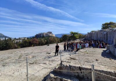 Οι μαθητές της β΄ Γυμνασίου «περπατούν στα χνάρια της ιστορίας