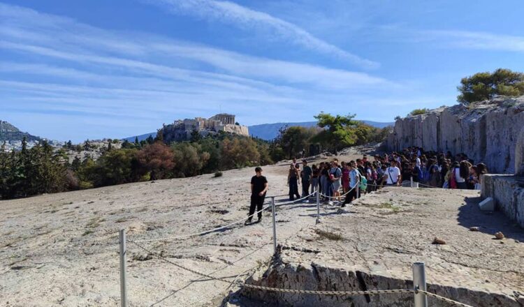 Οι μαθητές της β΄ Γυμνασίου «περπατούν στα χνάρια της ιστορίας