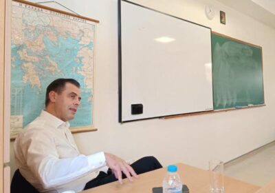 Συνάντηση του Ιδρυτή της εταιρείας “BSS” κου Στάθη Λιακόπουλου με τους μαθητές του Ομίλου Εικονικής Επιχείρησης
