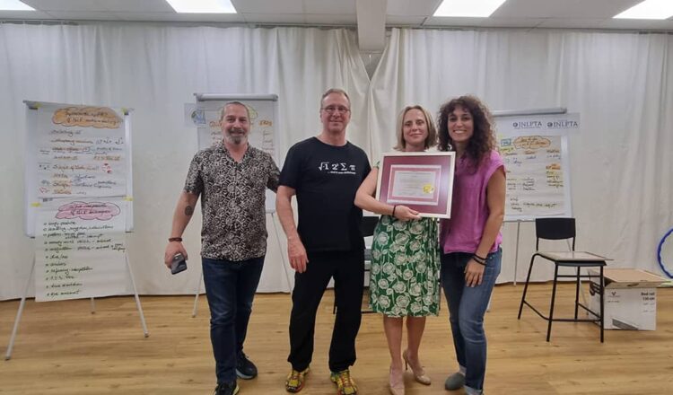Πιστοποίηση της κας Όλγας Κηπιώτη ως NLP TRAINER από την INLPTA