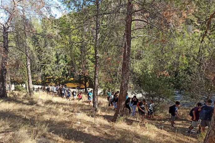 Περιβαλλοντική Εξόρμηση του Γυμνασίου στον Υμηττό