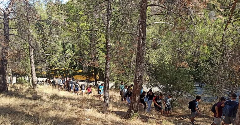 Περιβαλλοντική Εξόρμηση του Γυμνασίου στον Υμηττό