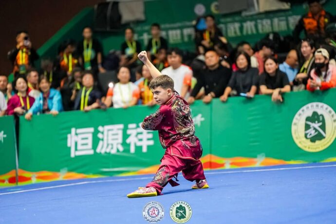 Χρυσό Μετάλλιο στο 10ο Παγκόσμιο Πρωτάθλημα Kung Fu για τον μαθητή της ΣΤ΄ Δημοτικού, Λάμπη Παυλόπουλο