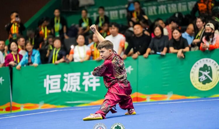 Χρυσό Μετάλλιο στο 10ο Παγκόσμιο Πρωτάθλημα Kung Fu για τον μαθητή της ΣΤ΄ Δημοτικού, Λάμπη Παυλόπουλο