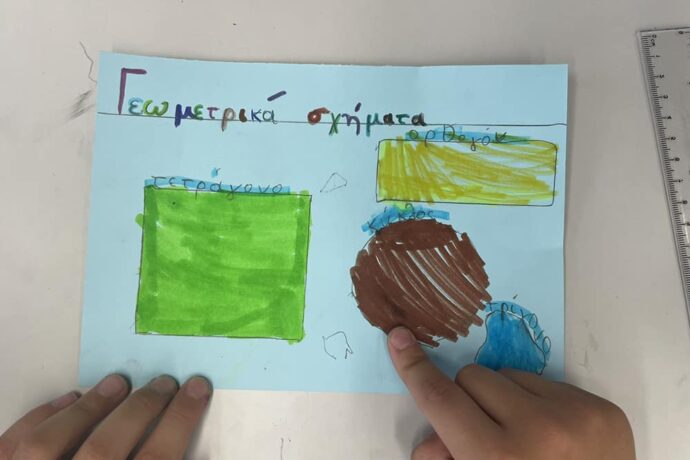 Εξερεύνηση γεωμετρικών σχημάτων στη Β’ Δημοτικού