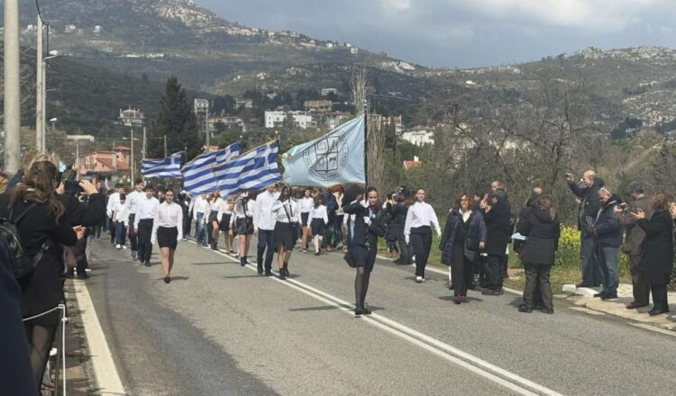 Οι μαθητές μας τίμησαν την Εθνική Εορτή της 25ης Μαρτίου 1821