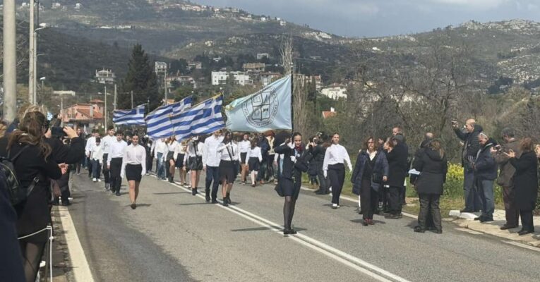 Οι μαθητές μας τίμησαν την Εθνική Εορτή της 25ης Μαρτίου 1821