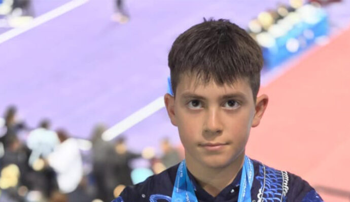 Δύο χρυσά μετάλλια για τον μαθητή της ΣΤ’ Δημοτικού Λάμπη Παυλόπουλο στο Acropolis International Wushu Open Tournament