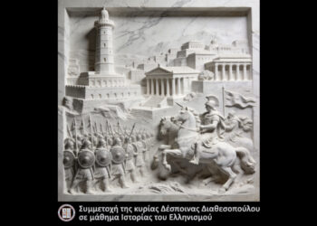 Συμμετοχή της κυρίας Δέσποινας Διαθεσοπούλου σε μάθημα Ιστορίας του Ελληνισμού