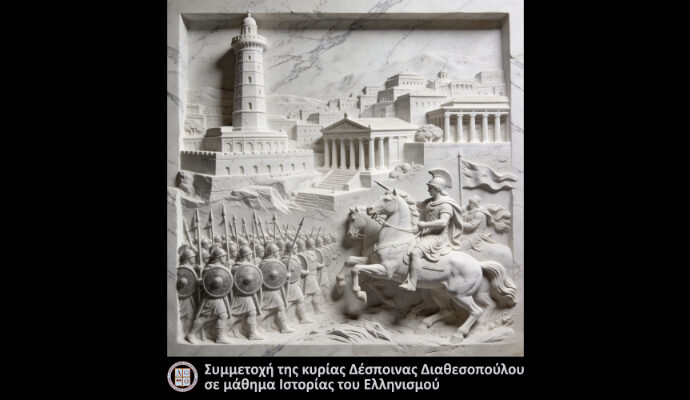 Συμμετοχή της κυρίας Δέσποινας Διαθεσοπούλου σε μάθημα Ιστορίας του Ελληνισμού