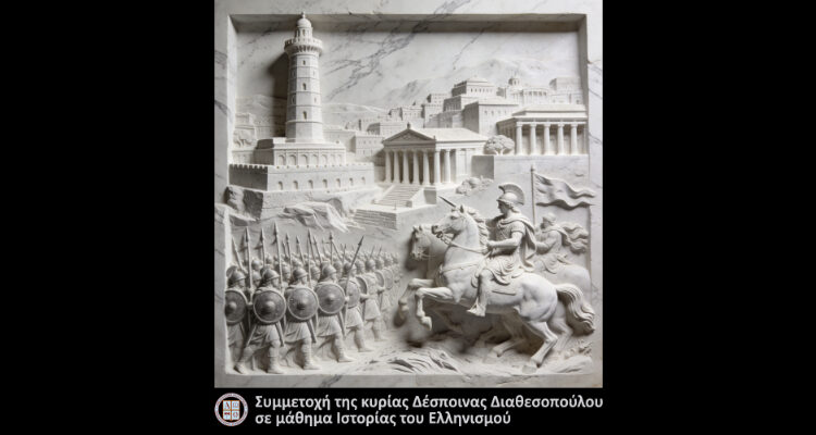 Συμμετοχή της κυρίας Δέσποινας Διαθεσοπούλου σε μάθημα Ιστορίας του Ελληνισμού