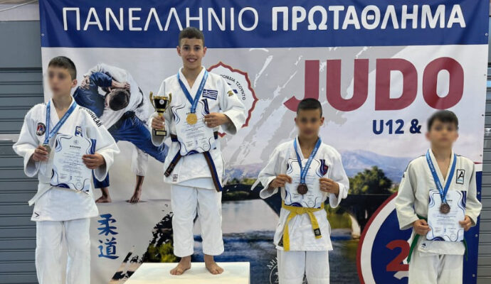Πρωταθλητής Ελλάδας στο Judo για 2η συνεχόμενη χρονιά ο μαθητής μας Βουτσινάς Κωνσταντίνος