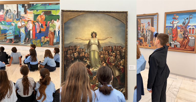 Η ΣΤ΄ Δημοτικού στην Εθνική Πινακοθήκη: Ανακαλύπτοντας τον κόσμο της τέχνης